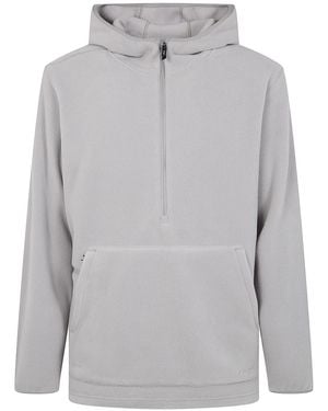 Snow Peak "water Repellent Fleece" Hoodie Clothing - Gray