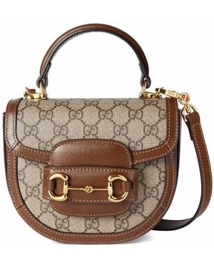 Gucci Handbag "Horsebit 1955" Mini - Brown