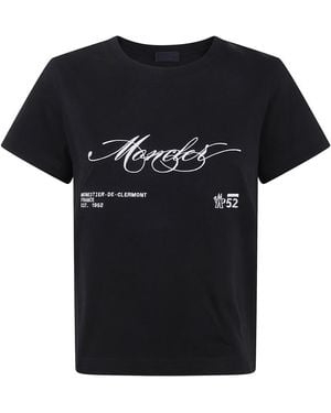 Moncler Short Sleeves T-Shirt - Black