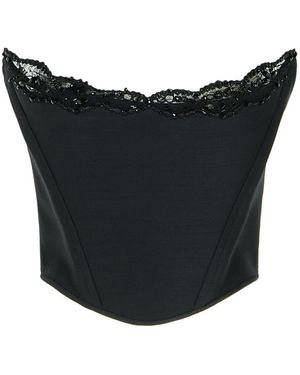 DSquared² 'Paris' Virgin Wool Blend Corset - Black