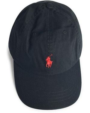 Polo Ralph Lauren Black Cotton Cap - Blue