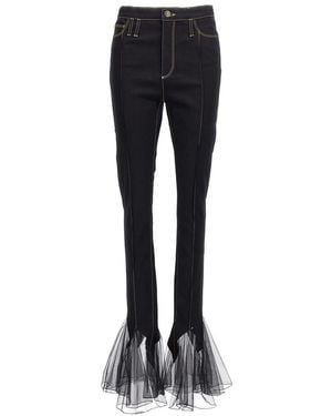Nensi Dojaka Tulle' Jeans - Blue