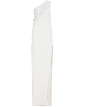Rick Owens Dinge Acetate Athena Arrowhead Dress - White