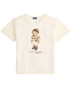 Polo Ralph Lauren Polo Bear Cotton Jersey T-Shirt - White