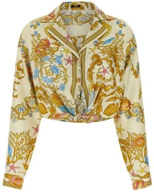 Versace 'Underwater Barocco' Shirt - Metallic