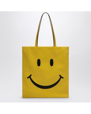 Moschino Nappa Smiley Bag - Yellow