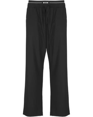 MSGM Trousers - Black