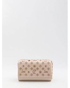 Christian Louboutin Paloma Clutch - Natural