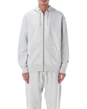 Champion Oversized Zip Hoodie - Grey