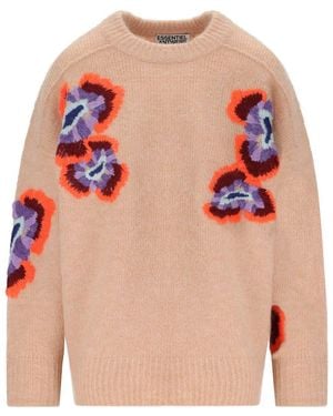 Essentiel Antwerp Impossibile1 Pink Crewneck Sweater - Orange