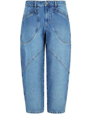 Isabel Marant Catarina' Cotton Jeans - Blue