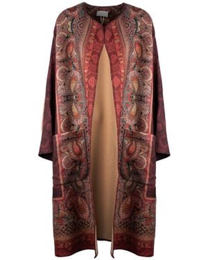 Pierre Louis Mascia Kimono Tapestry Effect - Brown