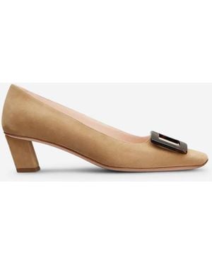 Roger Vivier Turtle Vivier Shoes - Natural