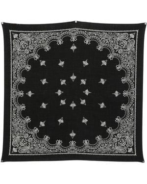 CENERE MAGLIERIA Scarfs - Black