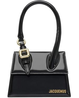 Jacquemus "le Chiquito" Handbag With Buckle - Black