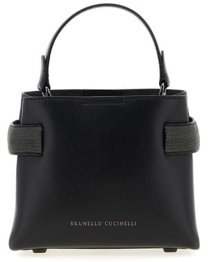 Brunello Cucinelli 'Essence' Small Handbag - Black
