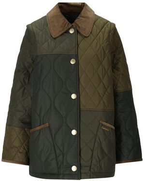 Barbour Lorrie Green Quilted Jacket