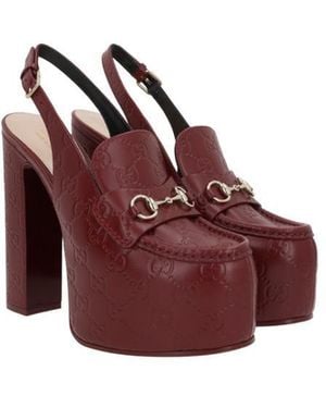 Gucci With Heel - Red