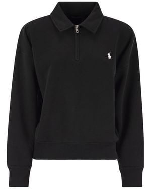 Polo Ralph Lauren Quarter-zip Pullover - Black