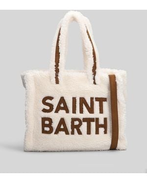 Mc2 Saint Barth Colette Teddy Tote - Natural