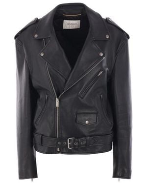 Saint Laurent Jackets - Black