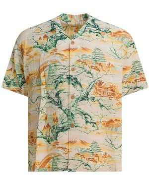 Sun Surf "Scenery Of Japan" Shirt - Yellow