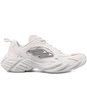 Balenciaga Monday Leather Trainers - White