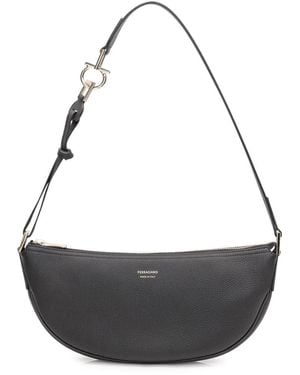 Ferragamo Small Hobo Shoulder Bag - Grey