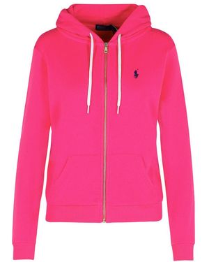 Polo Ralph Lauren Fuchsia Cotton Sweatshirt - Pink