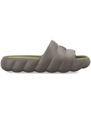 Moncler Lilo Quilted Eva Sliders - Gray