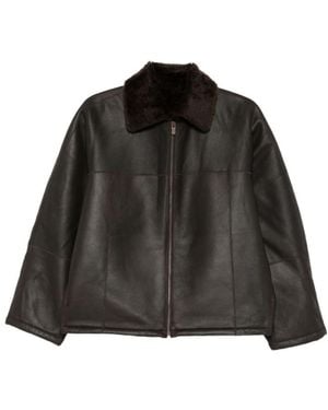 Alysi Leather Jacket - Black