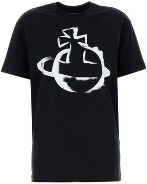 Vivienne Westwood Orb Tshirt Stencil - Black