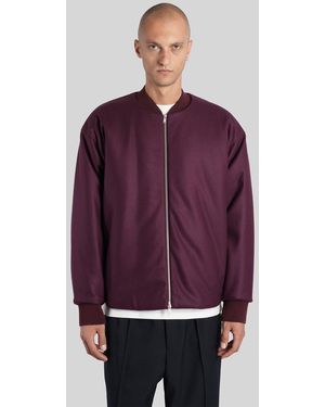 Jil Sander Bomber Jacket - Purple