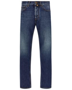 Jacob Cohen 'cropped Tapered' Jeans - Blue