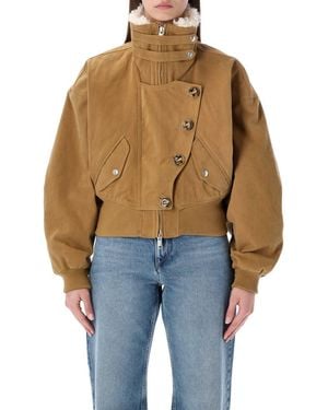 Isabel Marant Oana Bomber - Blue