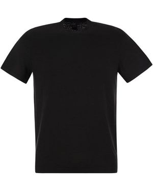Fedeli Linen Flex T-shirt - Black