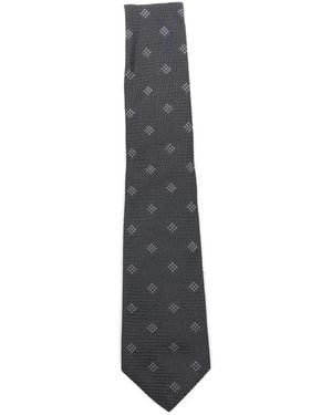 Emporio Armani Rhombus Tie Accessories - White
