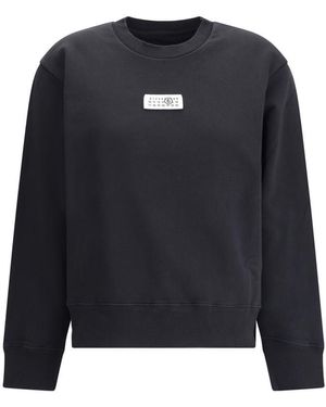 MM6 by Maison Margiela Sweatshirts - Black