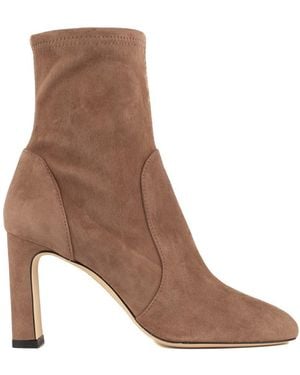 Stuart Weitzman Babette Bootie 85 Taupe - Brown
