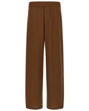 Ami Paris Wool Pants - Brown