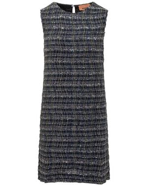 Missoni Tweed Sleeveless Dress - Grey