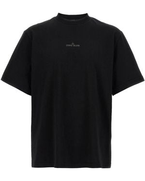 Stone Island Double-Sided Print T-Shirt - Black