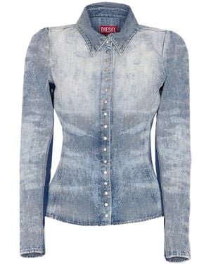 DIESEL Shirts - Blue