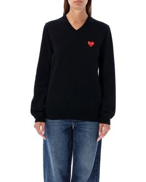 COMME DES GARÇONS PLAY Jumpers - Black