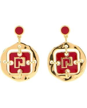 Rabanne Earrings - Red