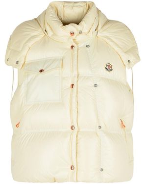 Moncler 'Pario' Polyamide Vest - Natural