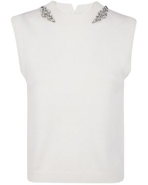 Semicouture "Alienor" Vest - White