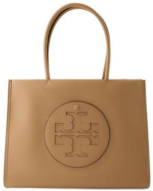 Tory Burch Small Ella Shopper Bag - Brown