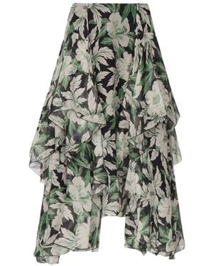 Loewe Silk Skirt - Grey