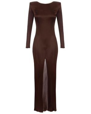 Elisabetta Franchi Dresses - Brown